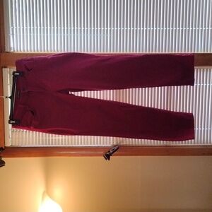 Red Casual Slacks